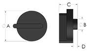 KP4 Instrument Knob Line Dr